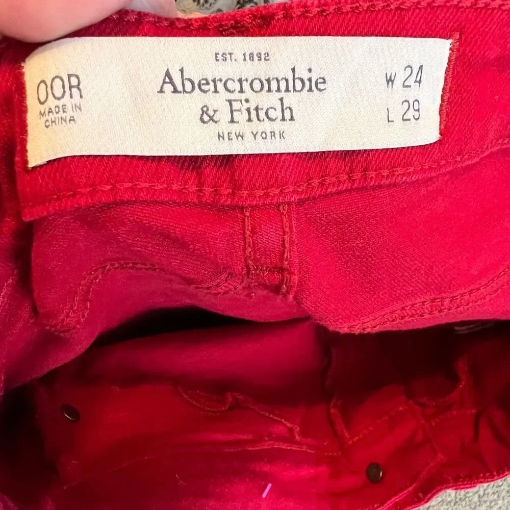 Abercrombie Red‎ Jeans